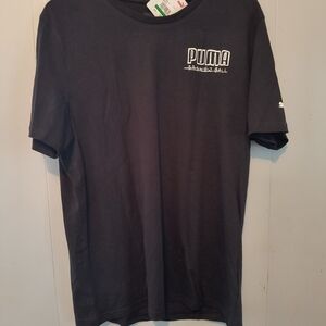 PUMA Men's Black T-Shirt